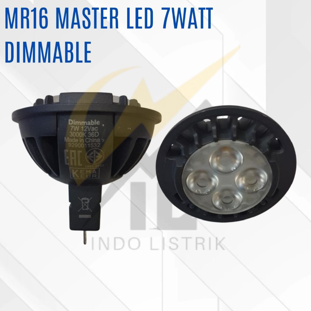 Lampu Philips MR16 Master Led 7w 3000K Kuning