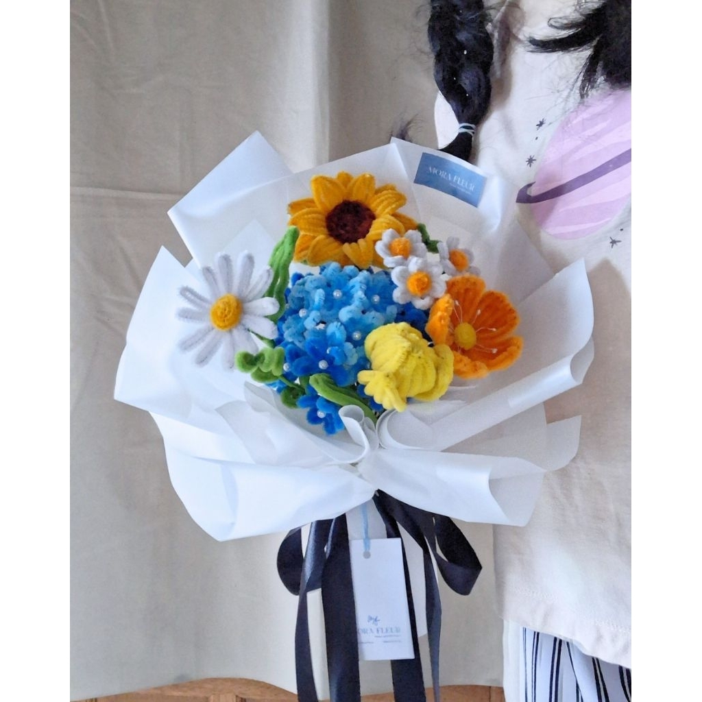 Buket Kawat Bulu | Buket Kawat Bulu Hydrangea