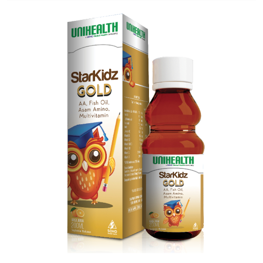 STARKIDZ GOLD Unihealth Vitamin Anak Harian untuk Otak dan Saraf