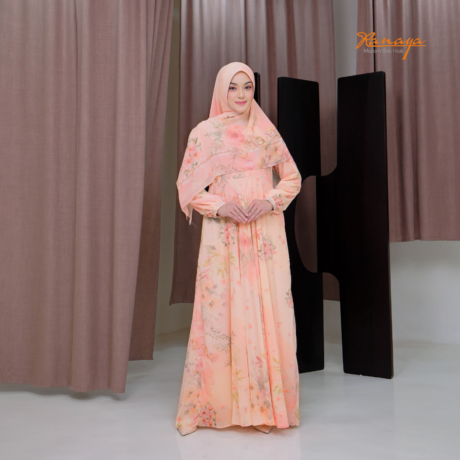 PO Set Syar'i Gayatri Full Motif Printing Premium Best Seller By RANAYA