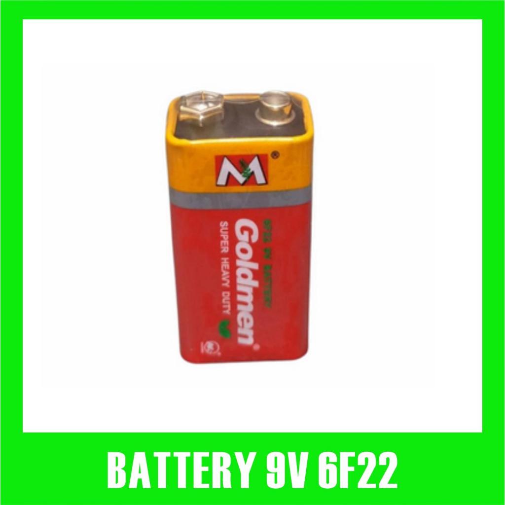 Baterai 9V Baterai Kotak 9 Volt 6F22 Baterai kotak 9Volt 6F-22 Super Heavy Duty untuk Kebutuhan Anda