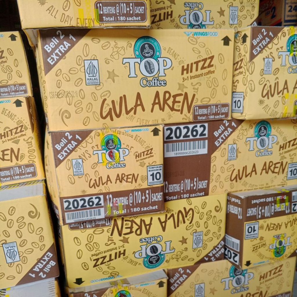 Top kopi gula aren 1 karton