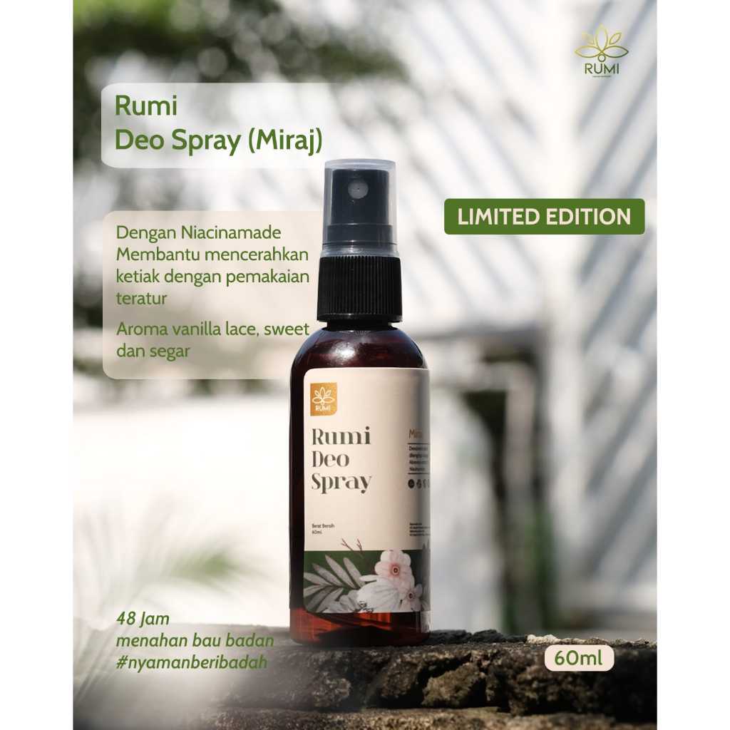 Deo Spray Rumi Limawaktu Hijaj Miraj - Special Order