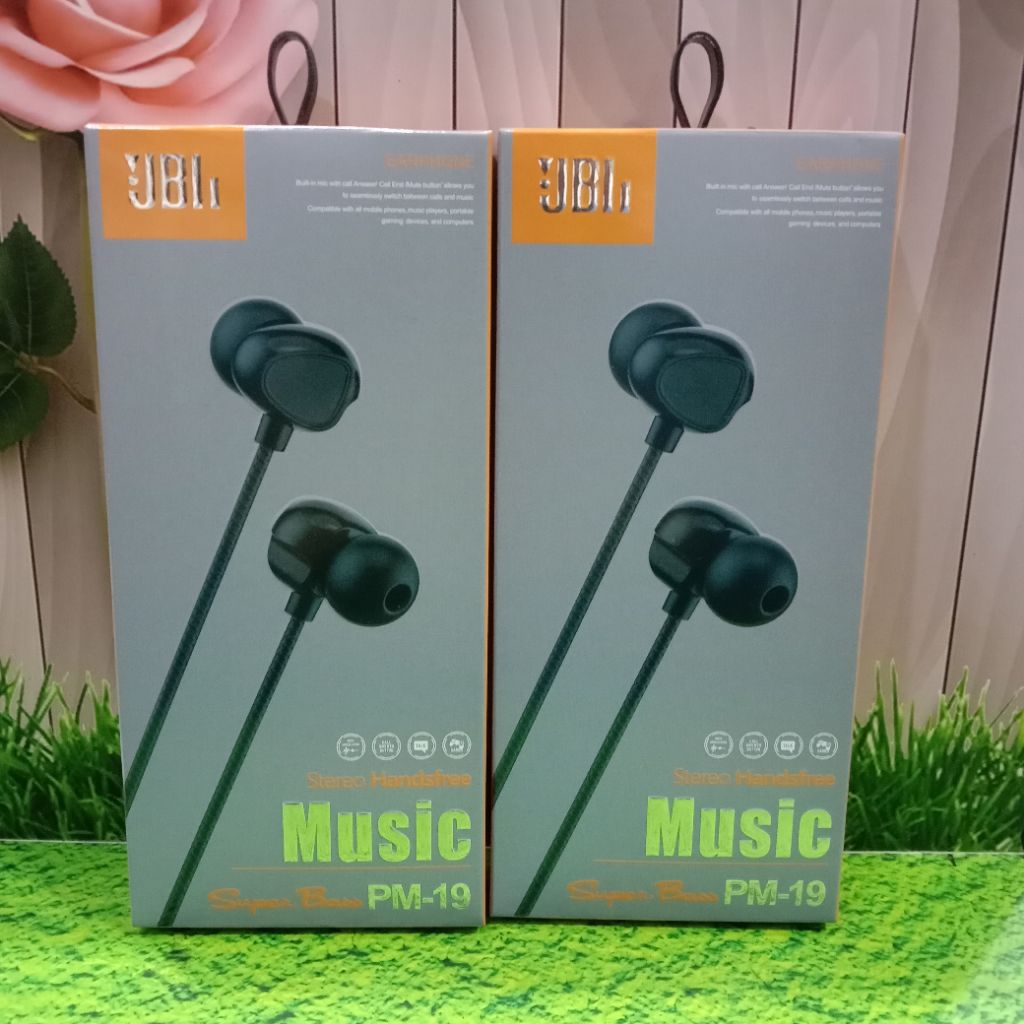 HANDSFREE JBL PM-19 SUPER BASS STEREO EARPHONE