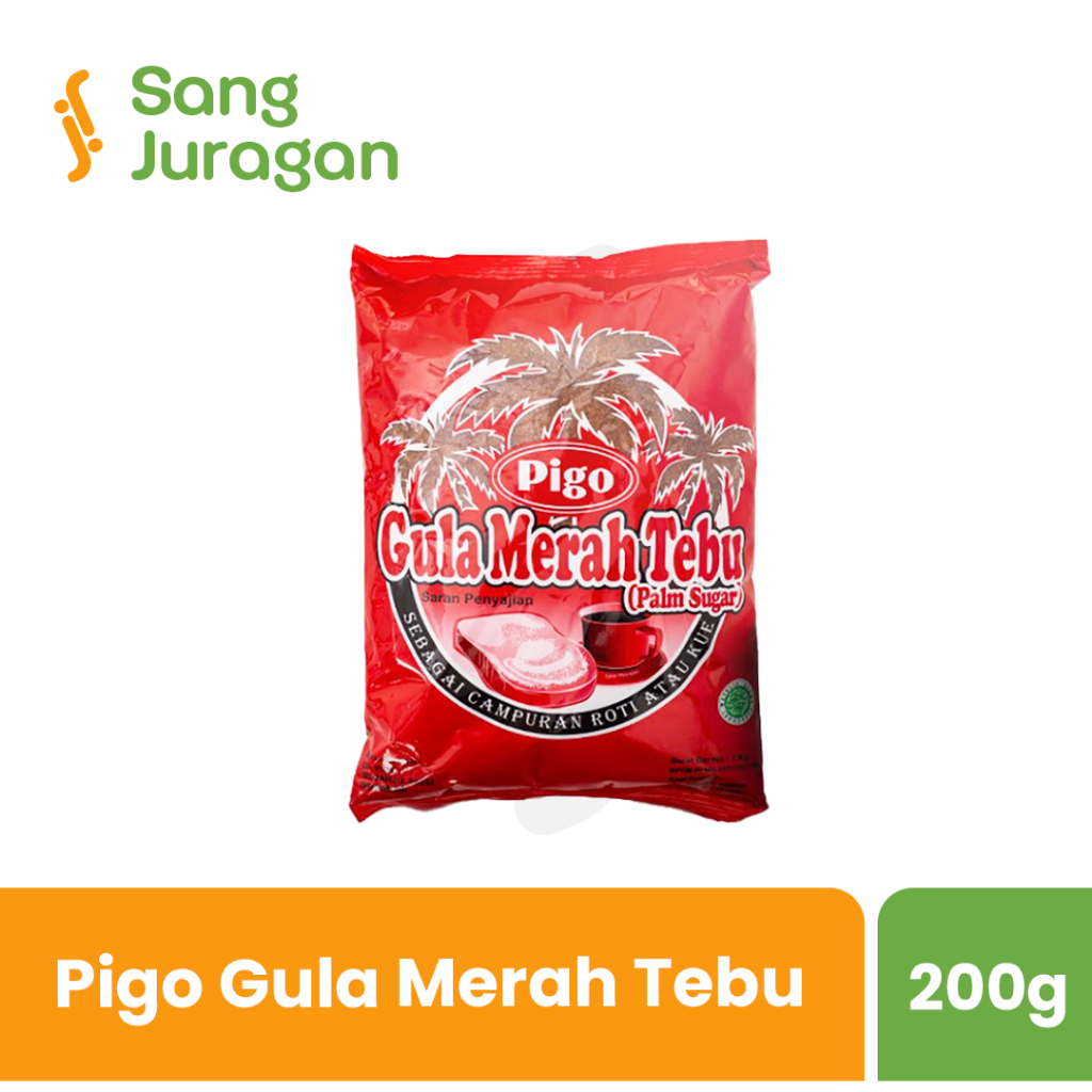 Pigo Gula Merah Tebu 200gr/ Palm Sugar 200gr/ Gula Aren Pigo/ Palmsuiker Pigo