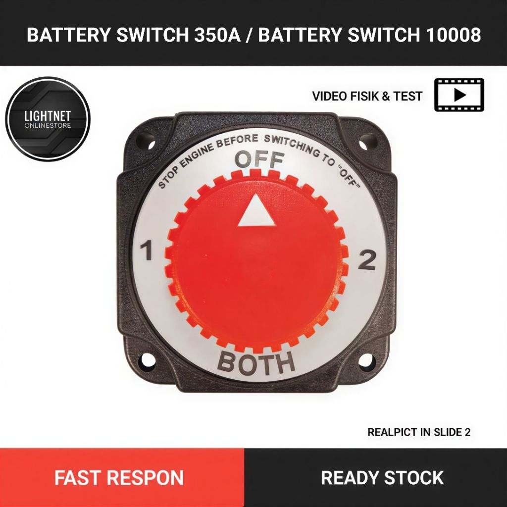 Battery Switch 350A / Battery Switch 10008 / Switch Aki Kapal