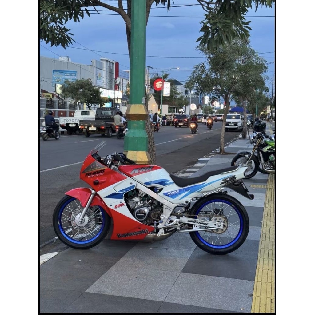 Sticker Striping Kawasaki Ninja KRR  SE transparan laminasi maxdecal / Striping Ninja SSR