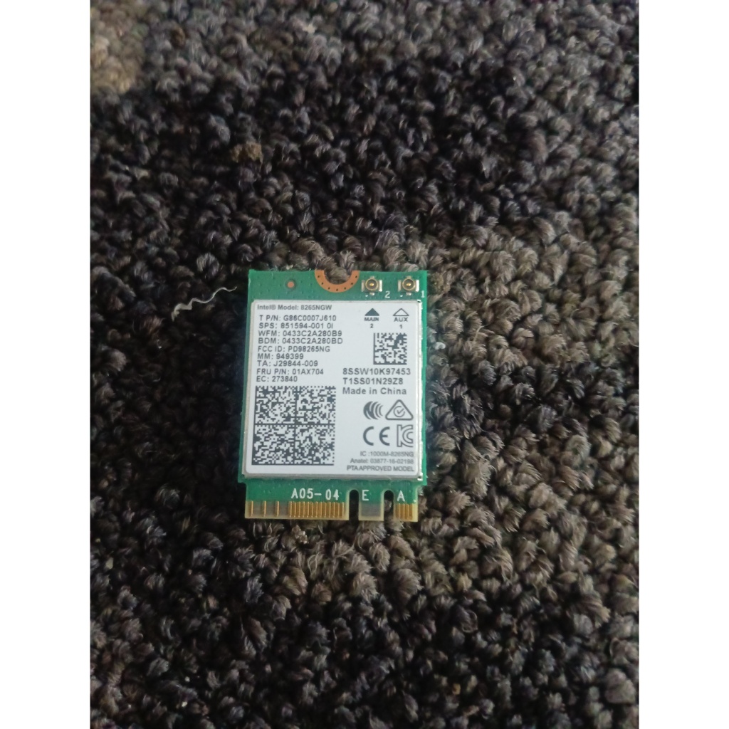 Wifi Card Lenovo AIO V530-241ICB Card 8265NGW 01AX704 Second
