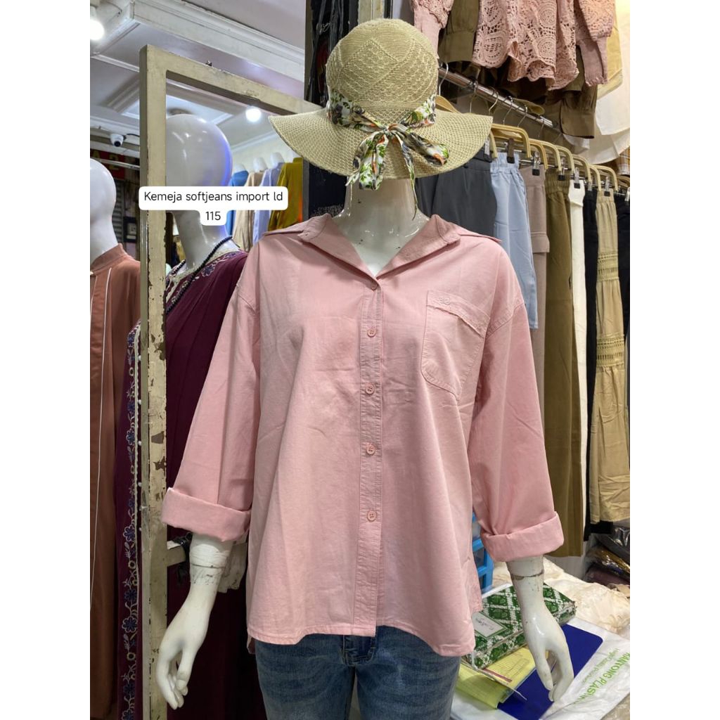 FD•577n STOK TERBATAS GERCEP NewKemeja softjeans Miu bordir import ld 115 premium rekomendasi kemeja