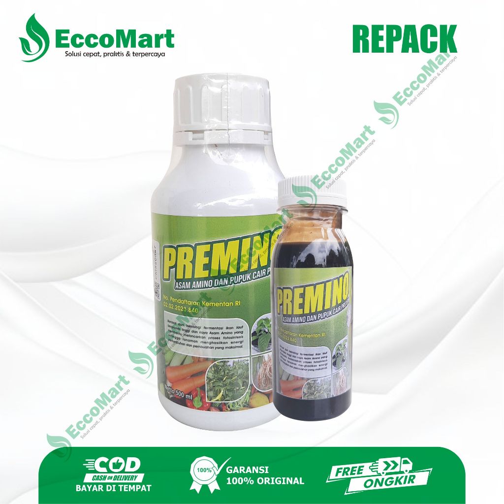 Pupuk Asam Amino PREMINO 100 ml Aminosan Cair Nutrisi Mitra Merdeka Tani
