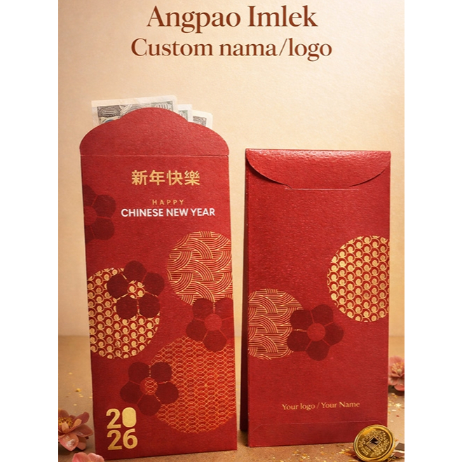 Angpao Imlek custom nama/logo