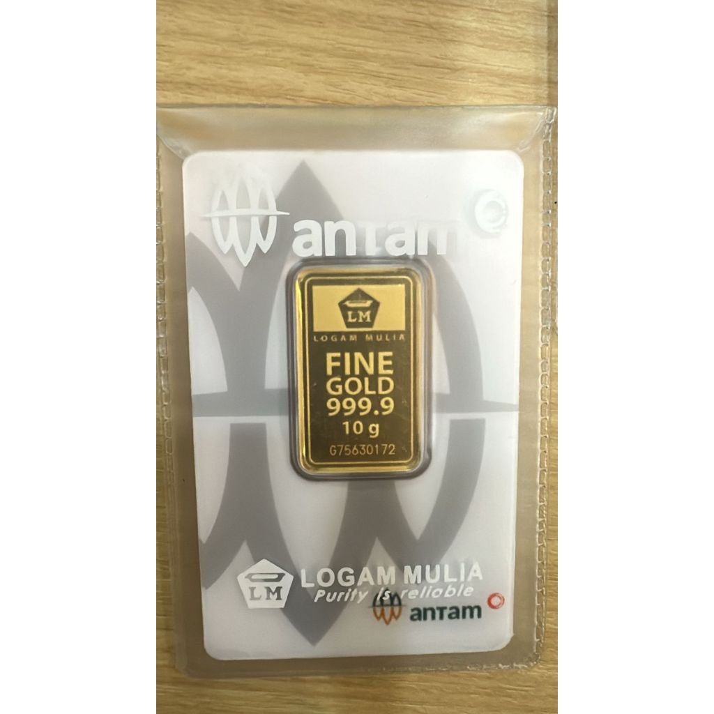 EMAS ANTAM 10 GRAM CERTICARD ANTAM BUMN LOGAM MULIA 10 GRAM