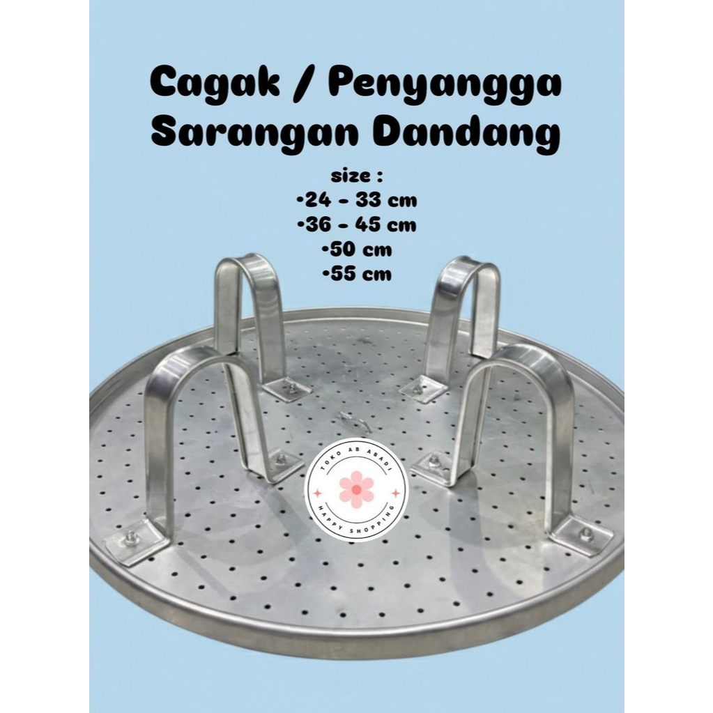 cagak sarangan / penyangga sarangan dandang / cagak panci