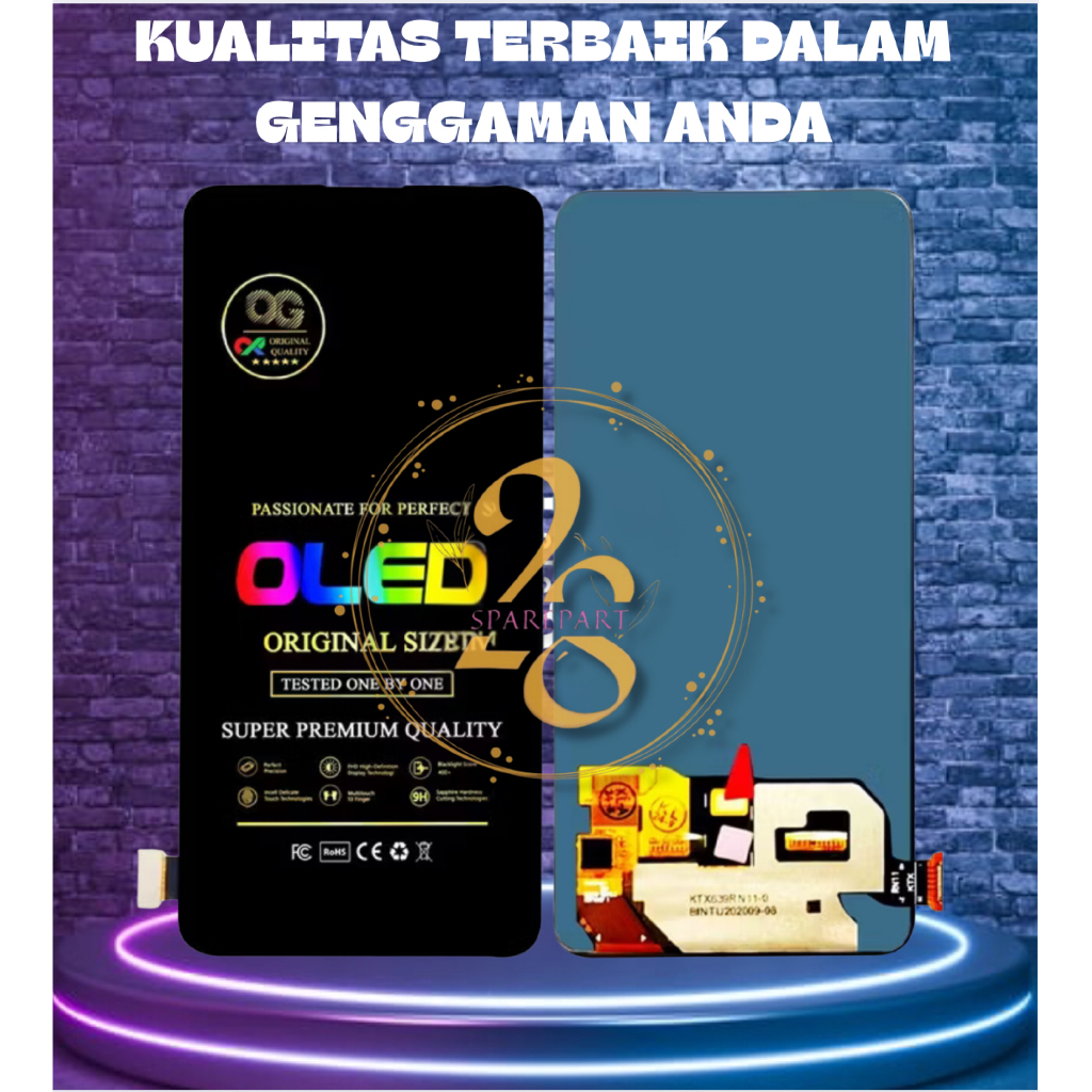 Lcd fullset / lcd touchscreen Vivo v15pro / v15 pro original complete ( fingerprint )