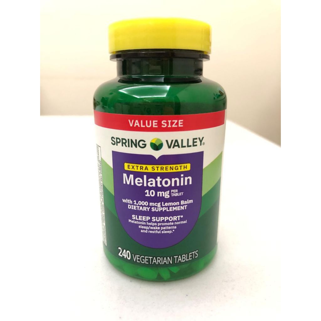 SPRING VALLEY MELATONIN 10MG DIJUAL ECER PER 20 TABLET