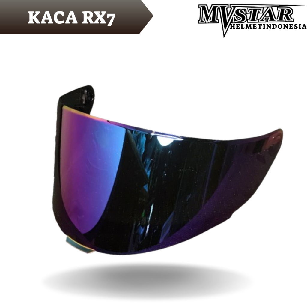 VISOR HELM Scott RX-7  / rx7 / SHOEI X14 / waterproof FREE anti fog / Helm Full Face IRIDIUM Termura