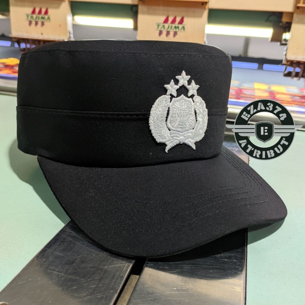 Topi komando polisi fieldcap Bintara polri bahan super lembut