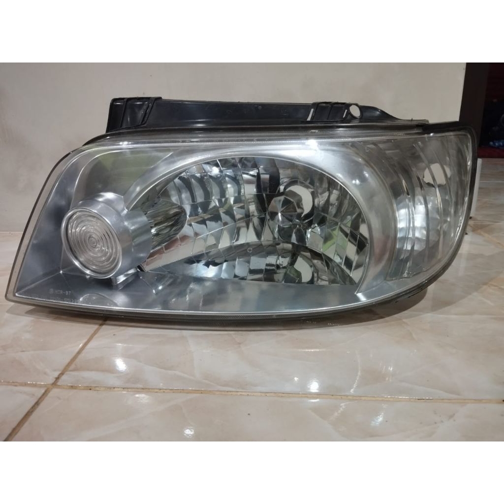 Headlamp reflektor lampu depan mobil HYUNDAI MATRIX taun 2001-2005 sebelah kiri original