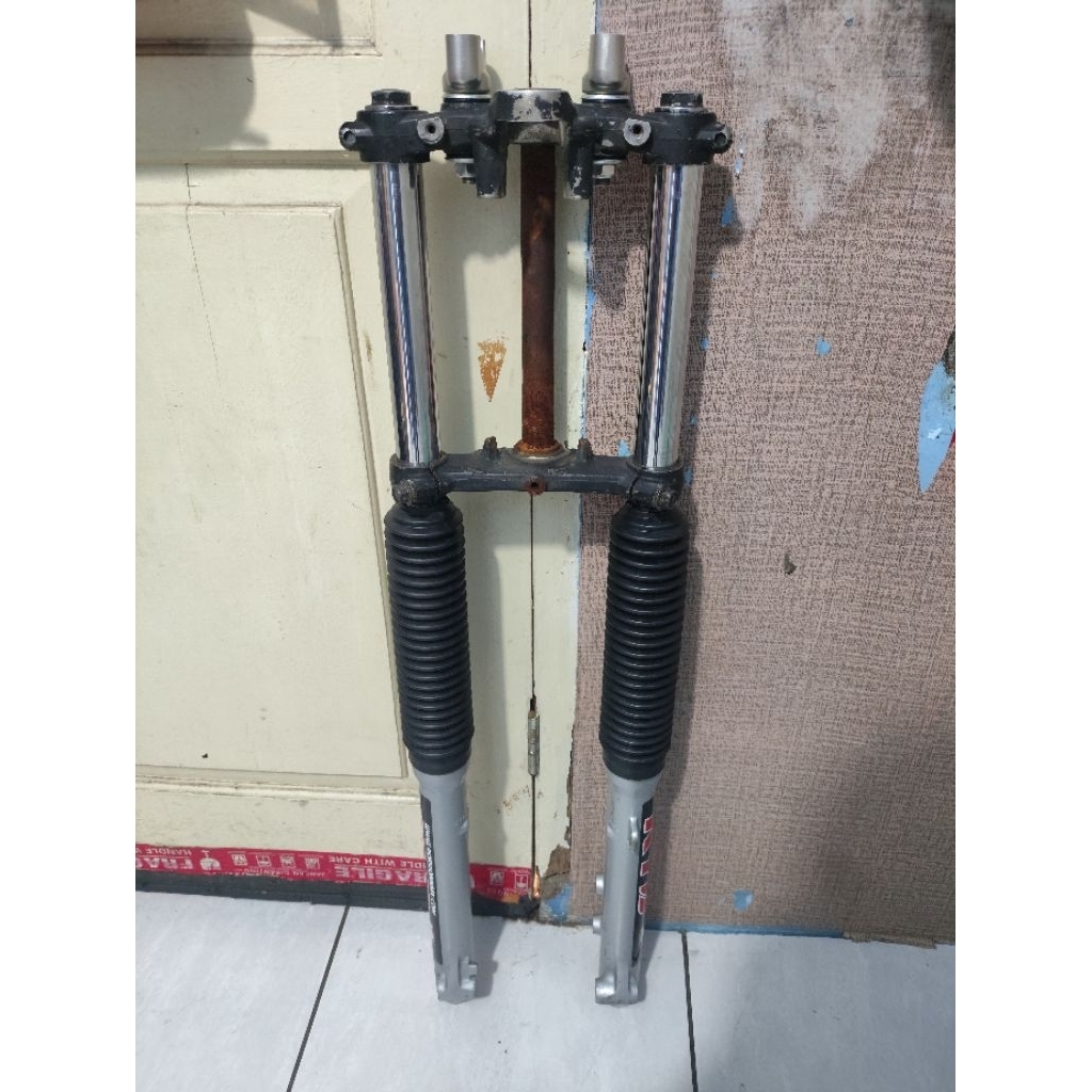 sok tele klx ori copotan motor