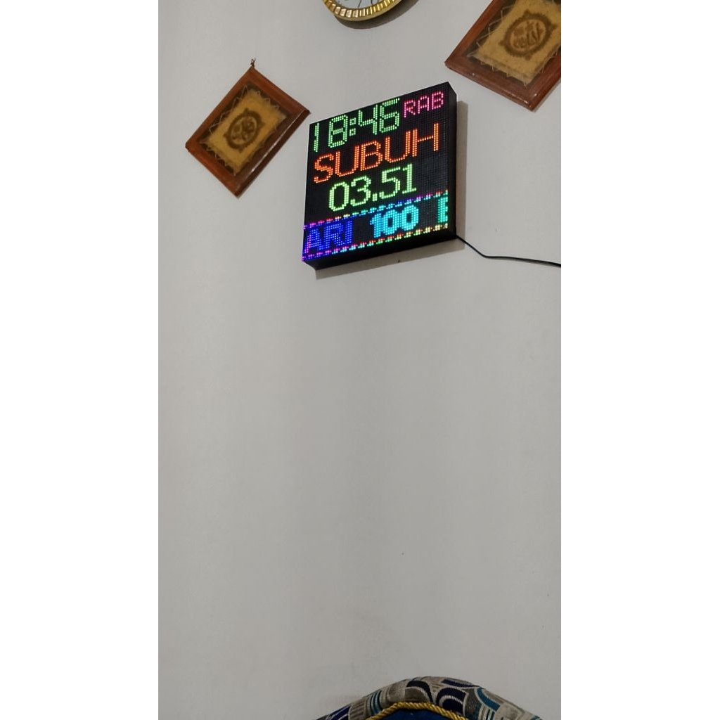 jam digital waktu sholat