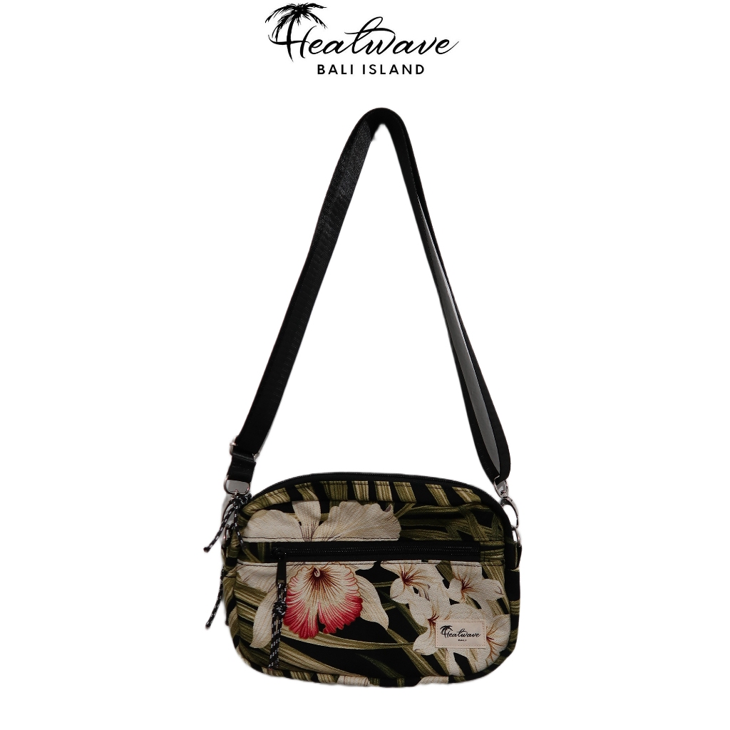 HEATWAVE Sling Bag Premium Tas Selempang Wanita Motif Bunga