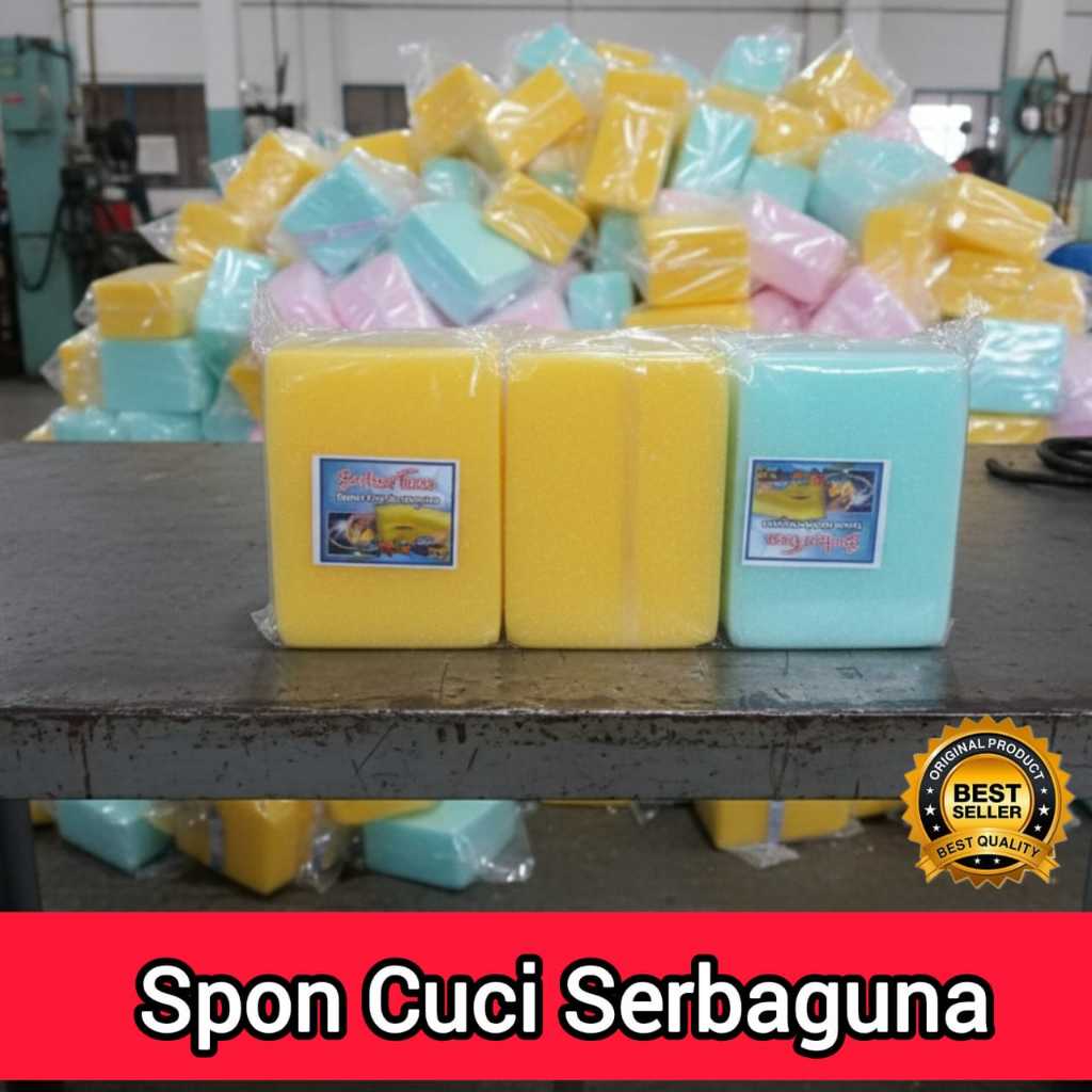 BUSA CUCI PIRING SPONS SERBAGUNA LEMBUT HALUS