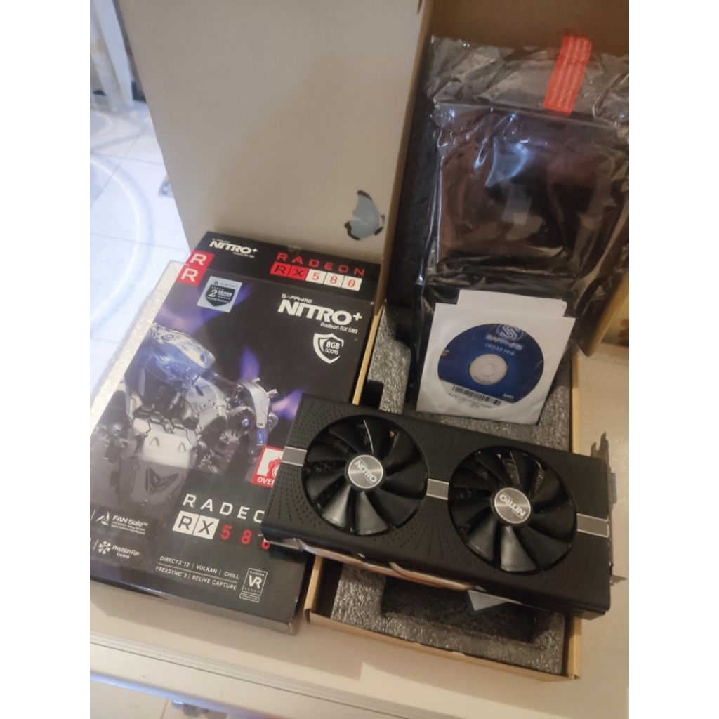 VGA AMD Radeon Sapphire Nitro+ RX 580 8GB GDDR5