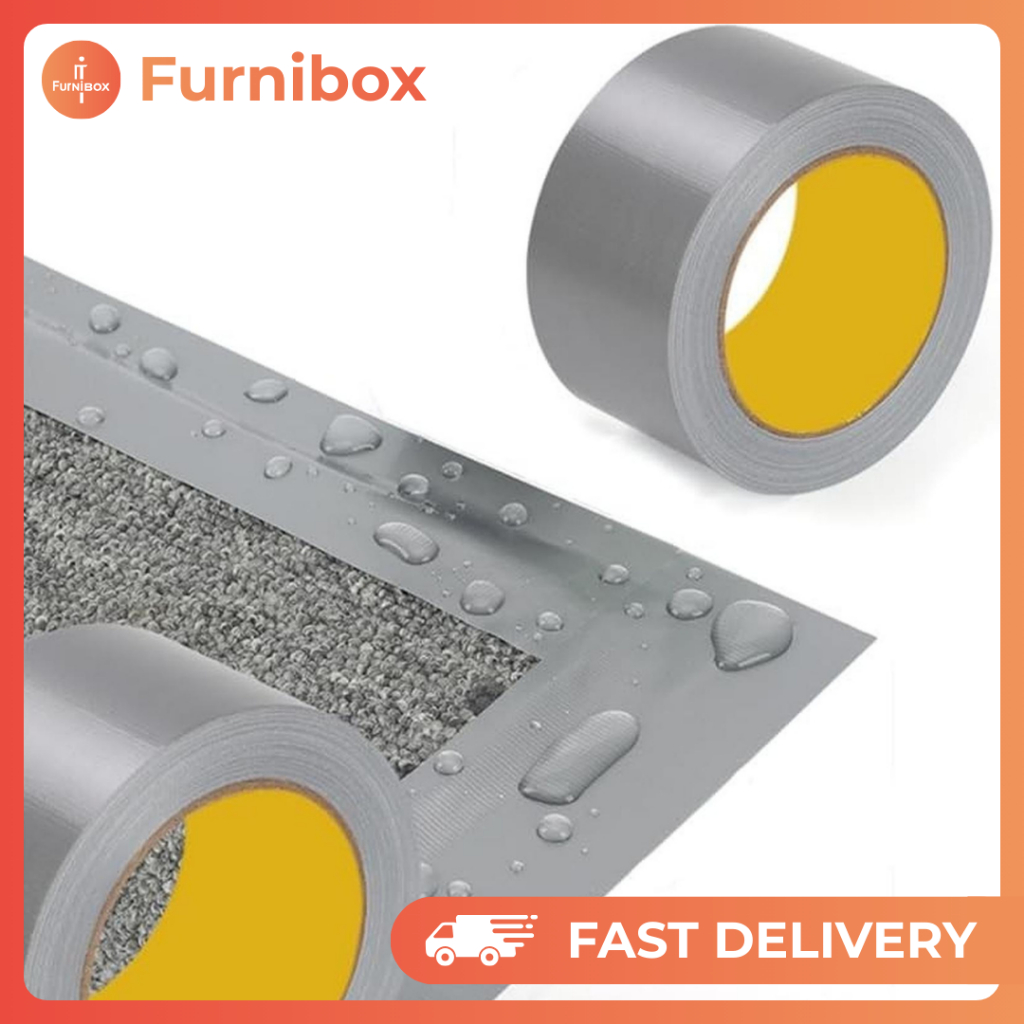 Lakban Karpet Lantai Terpal Logam Super Lengket Tahan Air 10 Meter