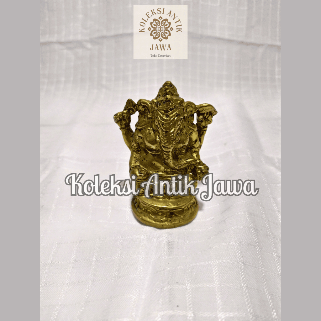 Kerajinan Kuningan Patung Dewa Ganesha Kuningan