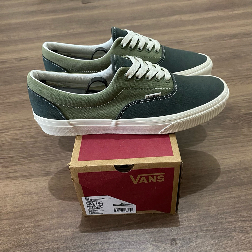 VANS ERA TRI-TONE GREEN BNIB OFFICIAL STORE