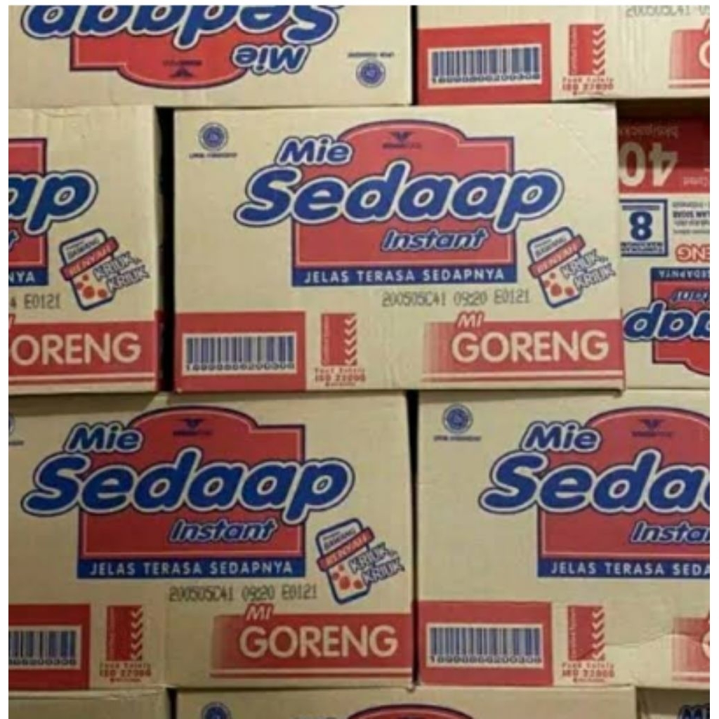 1 dus mie sedaap goreng mie instan goreng