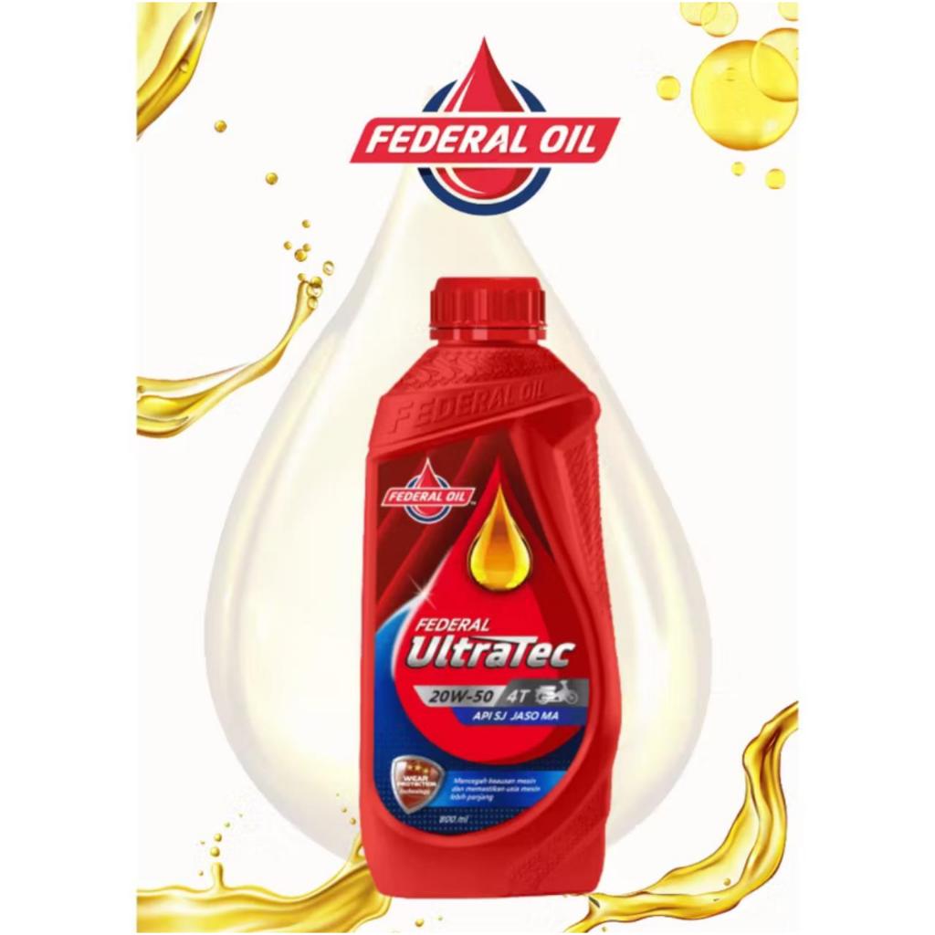 Oli Oil Mesin Federal Ultratec Ultra Tec 20W-50 Oli Mesin Motor Federal
