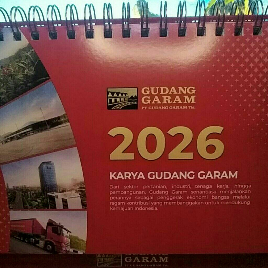 KALENDER MEJA DiREKTUR EXCLUSIVE PT.GUDANG GARAM BESAR LIMITED EDITION