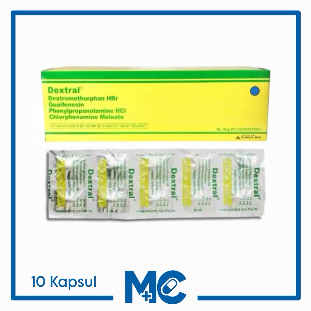 Dextral isi 10 Kapsul - Mengatasi Batuk & Pilek