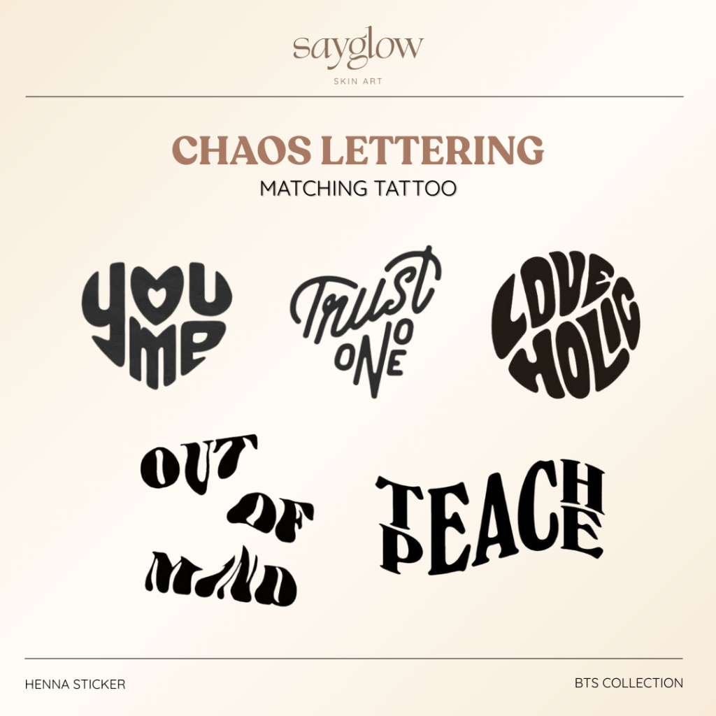 [ sayglow ] Stiker Henna Tato Temporer Sayglow Pria Wanita