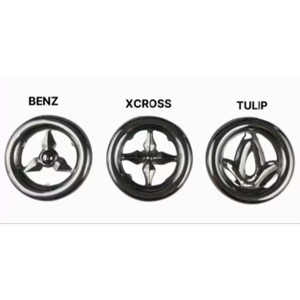 ornamen gelang 4 inch (10cm) stainless sus 201 |  ornamen pagar stainless motif