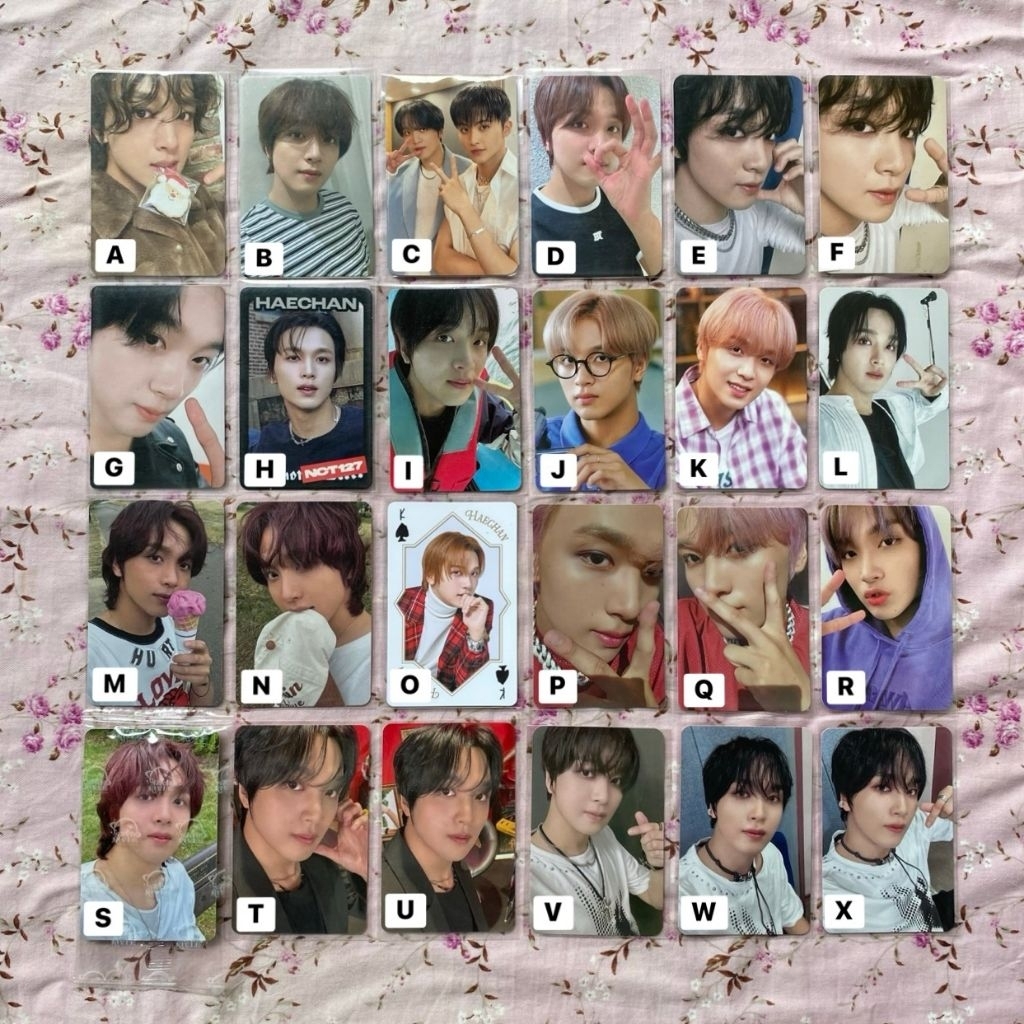 READY STOCK Official photocard haechan nct dream nct 127 pob lucky draw mumo japan istj taste dreams
