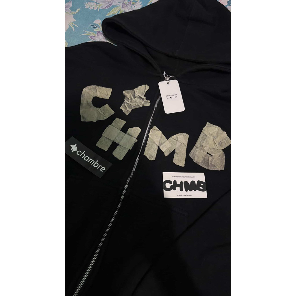 Zipper Hoodie Chambre Masking Tape