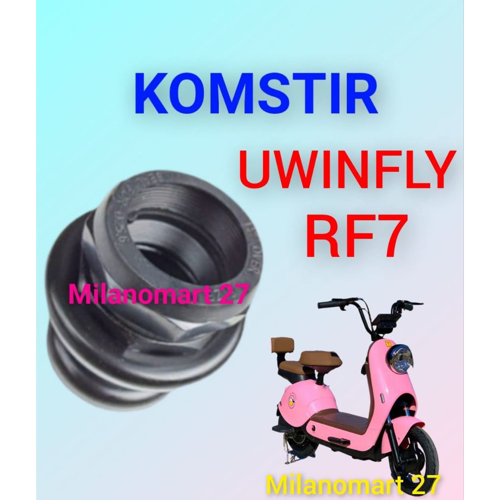 komstir sepeda listrik uwinfly RF7 kones headset komfork sepeda listrik uwinfly rf7