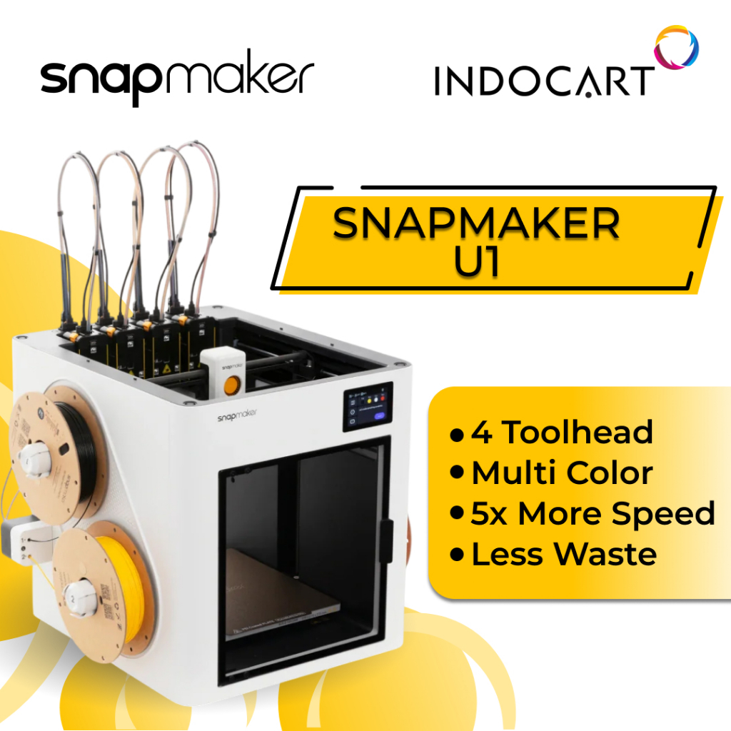 3D Printer Snapmaker U1 True Multi Color Printing with Smart Swap 4 ToolHead (Harga Presale)