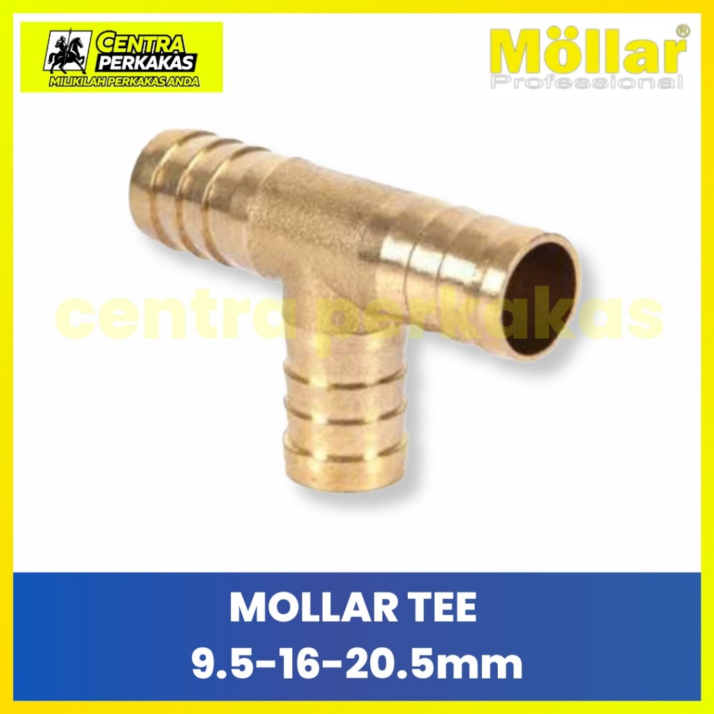 MOLLAR TEE Step Drill Bit 9.5-16-20.5 mm Mata Bor Pagoda Besi HSS Original