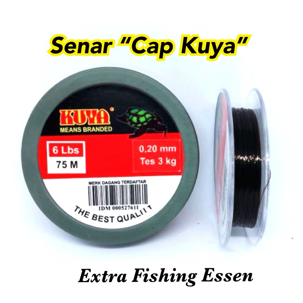 Senar Cap Kuya 75meter Senar Pancing Kuat Soft