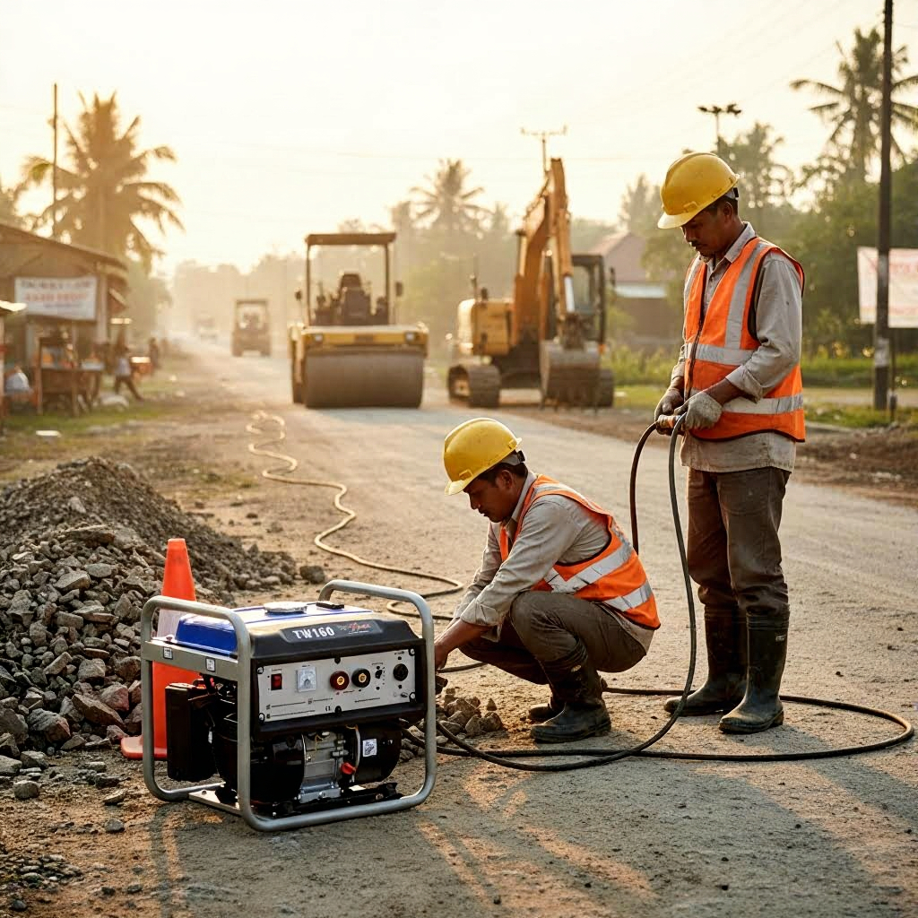 Tsuzumi Welder Generator Genset Las TW160A / Genset Las dan Gerinda 160 Amper