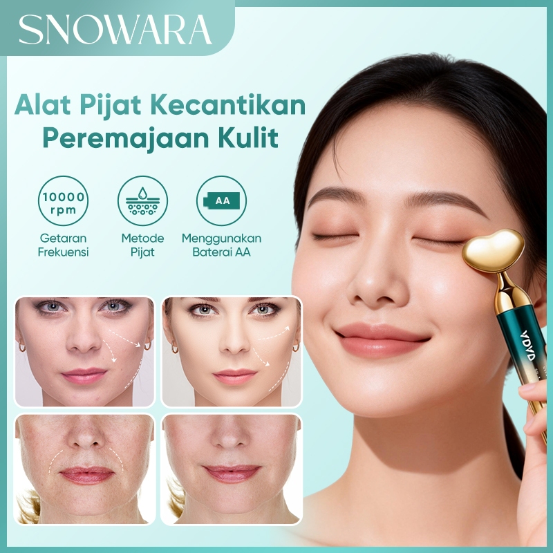 SNOWARA Beauty Device Multifungsi V-Lift Massage Wajah Alat Infus Serum Wajah Alat Pijat Wajah Alat 