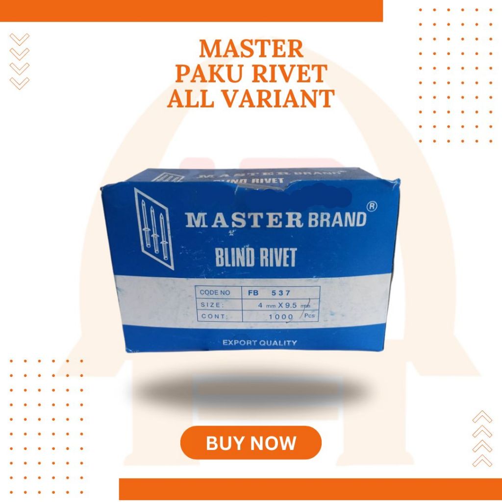 MASTER Paku Rivet pack ECER 423 429 440 450 529 537 550 649 665 675 Ripet