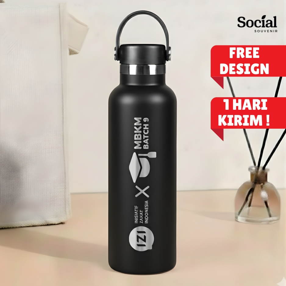 Tumbler Arizona 750ML  Custom Grafir Laser Logo Nama Tulisan Gift hampers