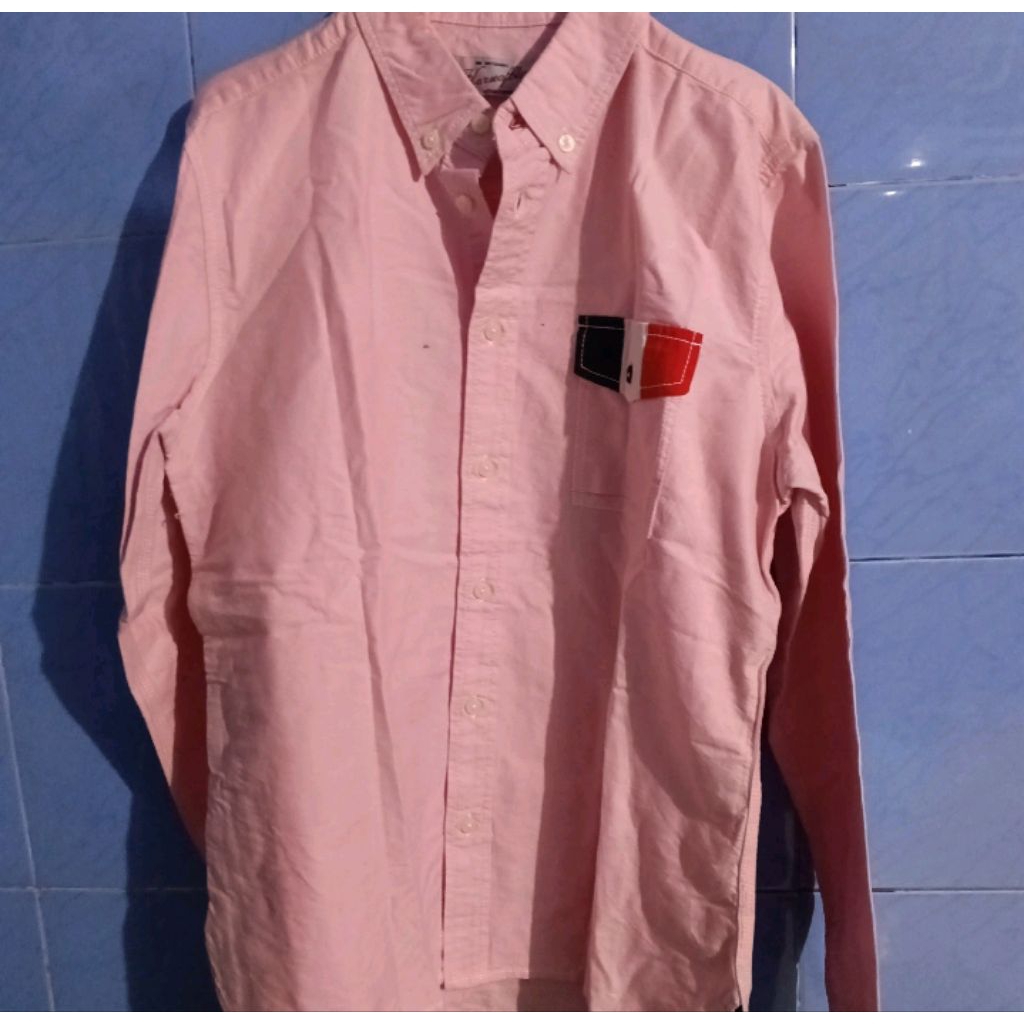 kemeja bahan katun brand house of blues