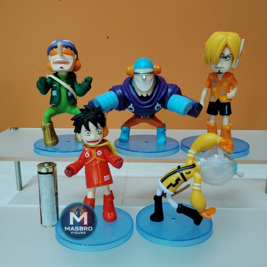 Figure One Piece World Collectable Figure (WCF) Egghead Arc Luffy Sanji Usop