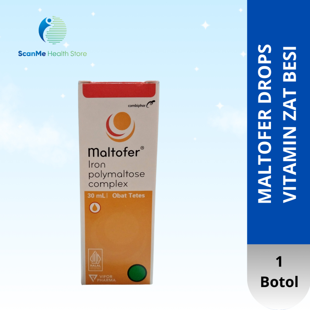 MALTOFER DROP 30 ML ZAT BESI UNTUK BAYI & ANAK