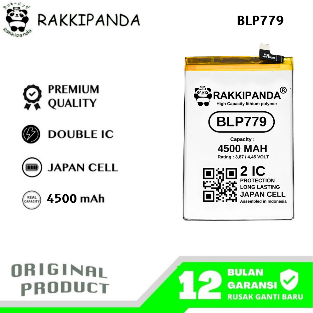 RakkiPanda - BLP779 A92S / Reno 4F Batre Batrai Baterai